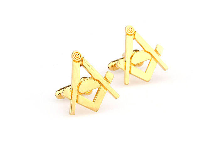 Masonic symbol Cufflinks  Gold Luxury Cufflinks Metal Cufflinks Flags Wholesale & Customized  CL668115