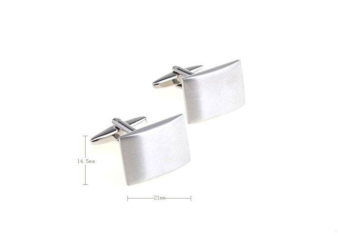  Silver Texture Cufflinks Metal Cufflinks Wholesale & Customized  CL671356