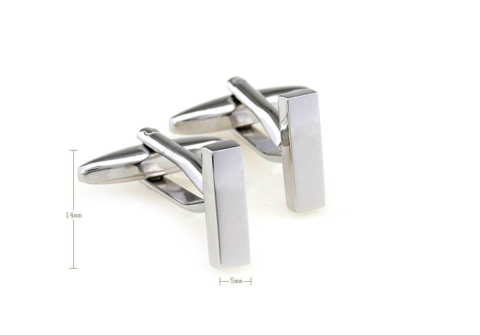 Letters I Cufflinks  Silver Texture Cufflinks Metal Cufflinks Symbol Wholesale & Customized  CL671493