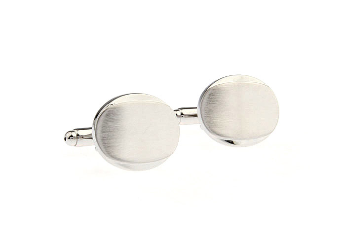  Silver Texture Cufflinks Metal Cufflinks Wholesale & Customized  CL671546