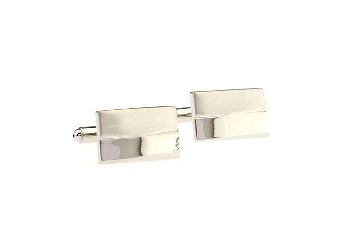  Silver Texture Cufflinks Metal Cufflinks Wholesale & Customized  CL671562