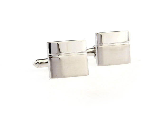  Silver Texture Cufflinks Metal Cufflinks Wholesale & Customized  CL671568