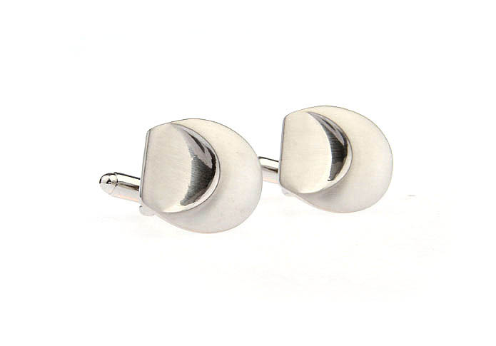  Silver Texture Cufflinks Metal Cufflinks Funny Wholesale & Customized  CL671588