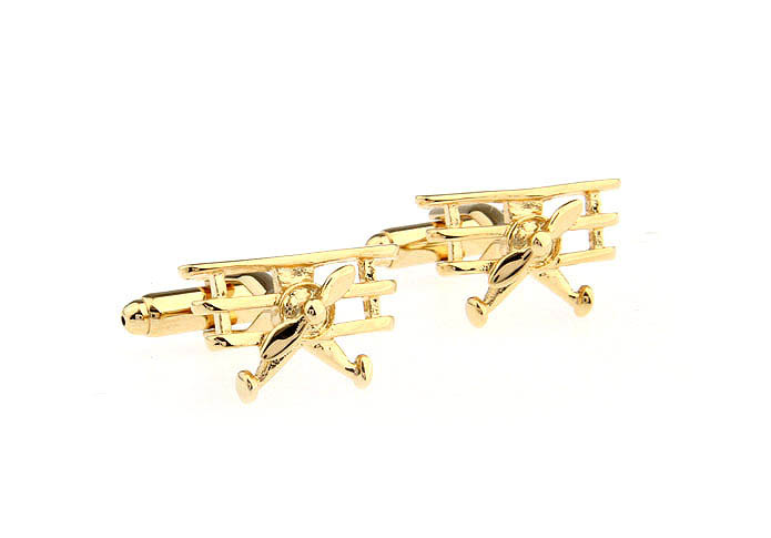 Glider Cufflinks  Gold Luxury Cufflinks Metal Cufflinks Military Wholesale & Customized  CL671627