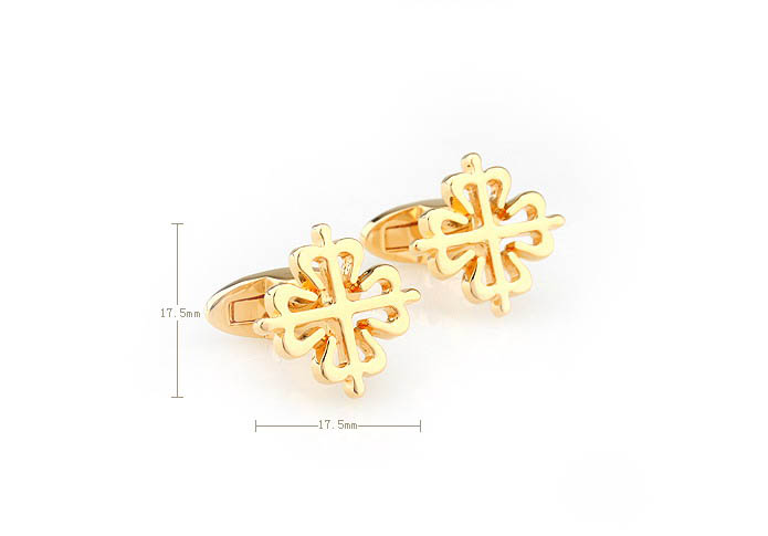 Crosswise Cufflinks  Gold Luxury Cufflinks Metal Cufflinks Funny Wholesale & Customized  CL681155