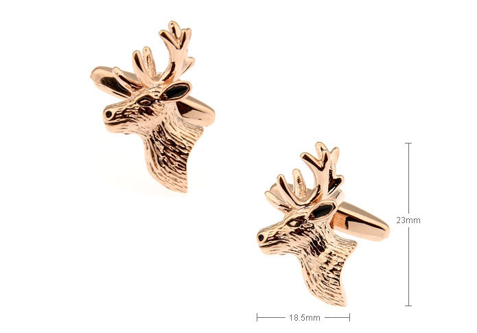 Deer Cufflinks  Gold Luxury Cufflinks Metal Cufflinks Animal Wholesale & Customized  CL720798
