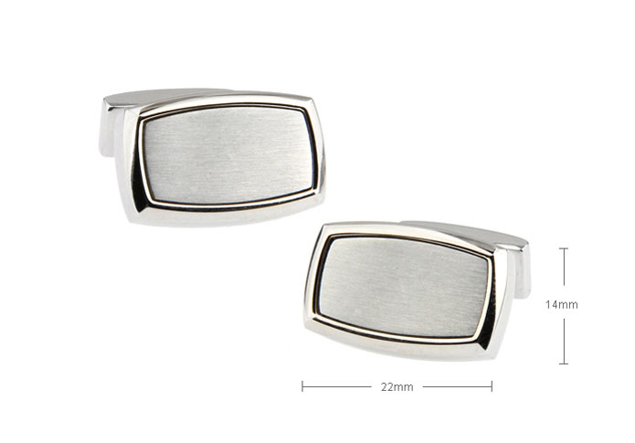  Silver Texture Cufflinks Metal Cufflinks Wholesale & Customized  CL720870