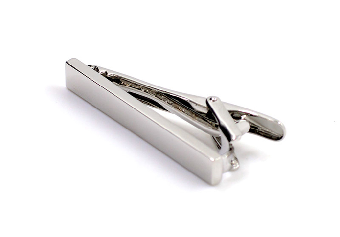  Silver Texture Tie Clips Metal Tie Clips Wholesale & Customized  CL657452