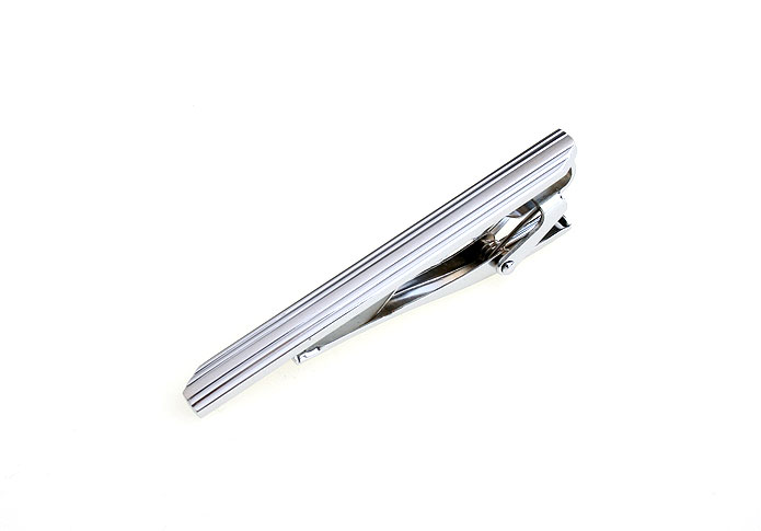  Silver Texture Tie Clips Metal Tie Clips Wholesale & Customized  CL840742