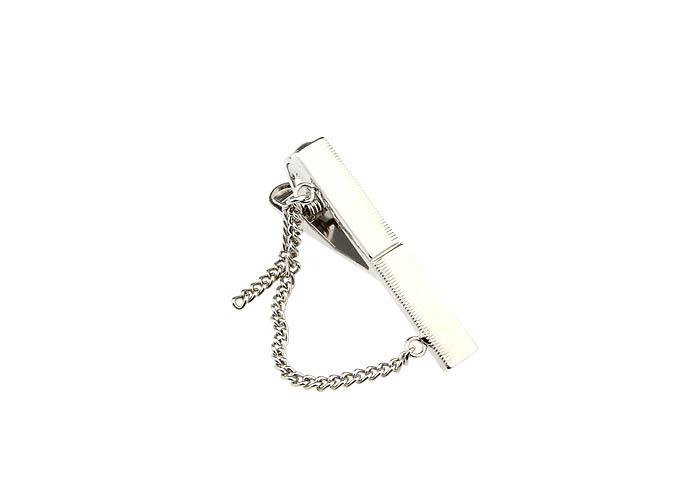  Silver Texture Tie Clips Metal Tie Clips Wholesale & Customized  CL850774