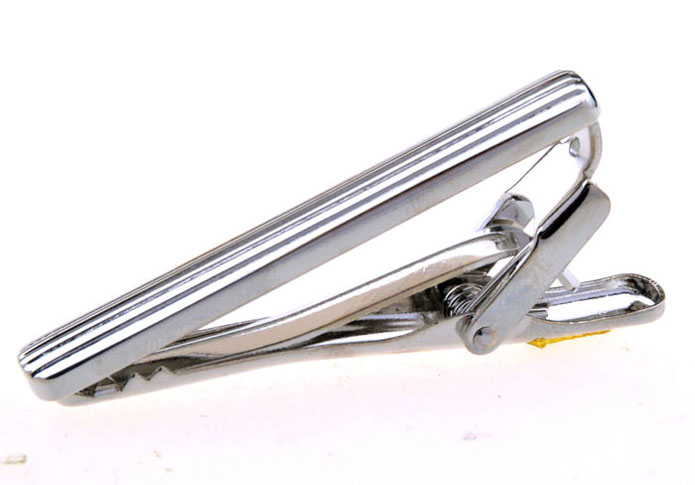  Silver Texture Tie Clips Metal Tie Clips Wholesale & Customized  CL850848