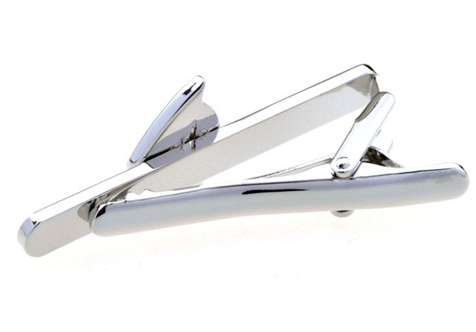 Sailboat Tie Clips  Silver Texture Tie Clips Metal Tie Clips Transportation Wholesale & Customized  CL850965
