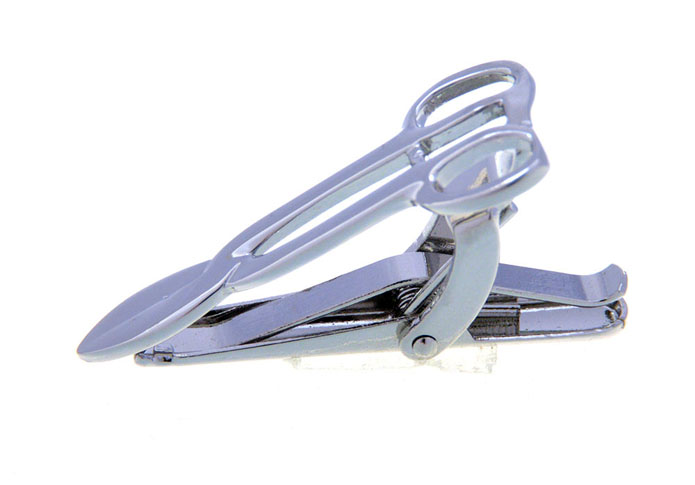 Scissors Tie Clips  Silver Texture Tie Clips Metal Tie Clips Tools Wholesale & Customized  CL851054