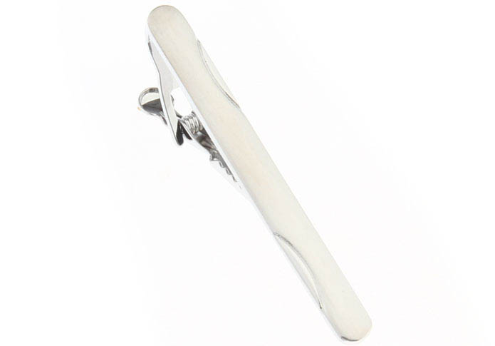  Silver Texture Tie Clips Metal Tie Clips Wholesale & Customized  CL860863
