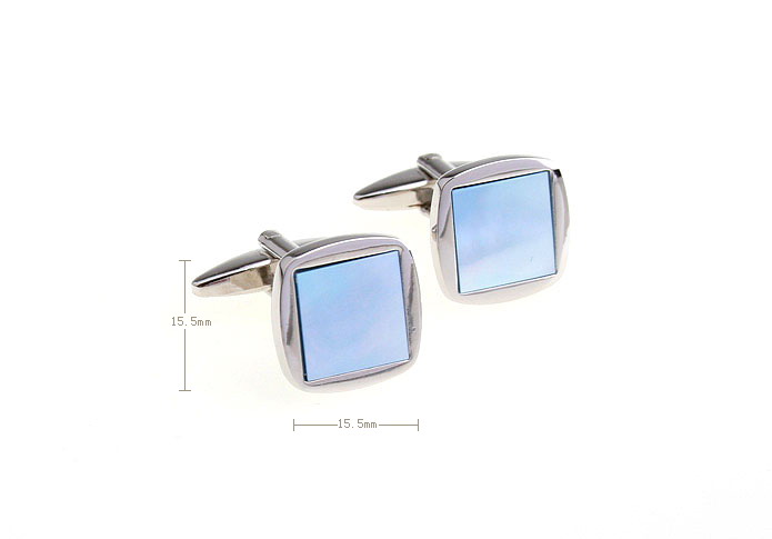  Blue Elegant Cufflinks Shell Cufflinks Wholesale & Customized  CL651115