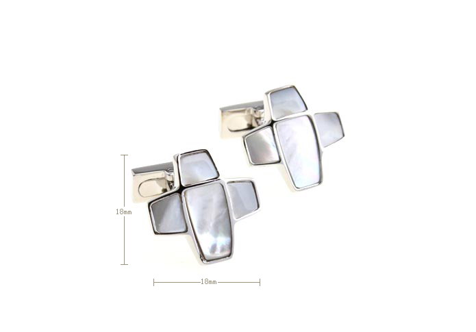 Cross Cufflinks  White Purity Cufflinks Shell Cufflinks Religious and Zen Wholesale & Customized  CL651136