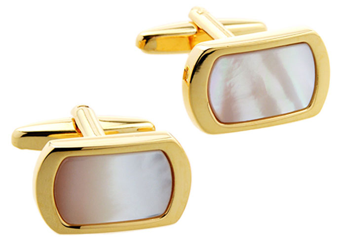  Gold Luxury Cufflinks Shell Cufflinks Wholesale & Customized  CL654517