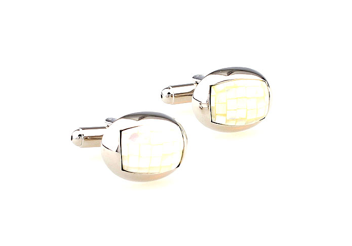  Yellow Lively Cufflinks Shell Cufflinks Wholesale & Customized  CL661322