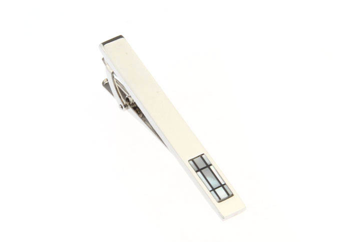  Black White Tie Clips Shell Tie Clips Wholesale & Customized  CL860758