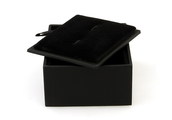 Imitation leather + Plastic Cufflinks Boxes  Black Classic Cufflinks Boxes Cufflinks Boxes Wholesale & Customized  CL210466