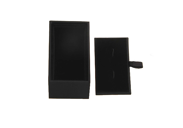 Imitation leather + Plastic Cufflinks Boxes  Black Classic Cufflinks Boxes Cufflinks Boxes Wholesale & Customized  CL210606