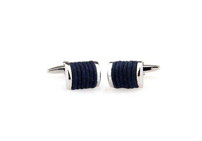  Blue Elegant Cufflinks Silk Cufflinks Wholesale & Customized  CL790720