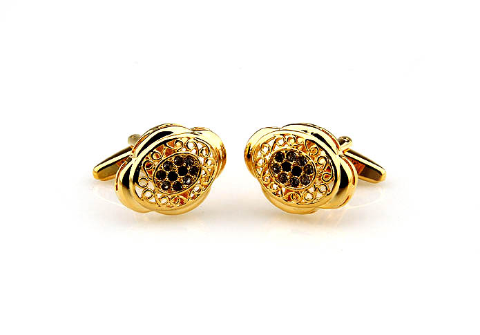 Greece pattern Cufflinks  Gold Luxury Cufflinks Crystal Cufflinks Funny Wholesale & Customized  CL641035