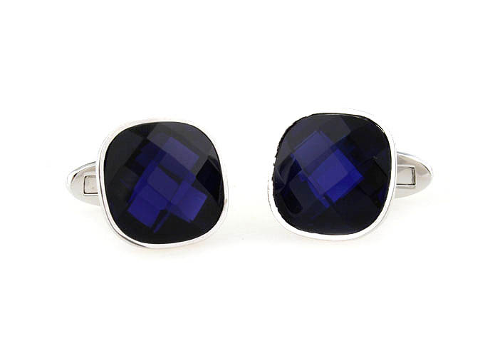  Blue Elegant Cufflinks Crystal Cufflinks Wholesale & Customized  CL641061