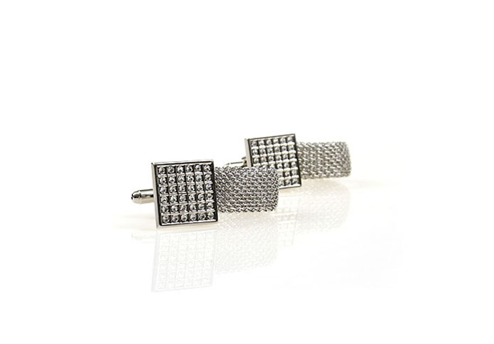 Chain Cufflinks  White Purity Cufflinks Crystal Cufflinks Wholesale & Customized  CL641161