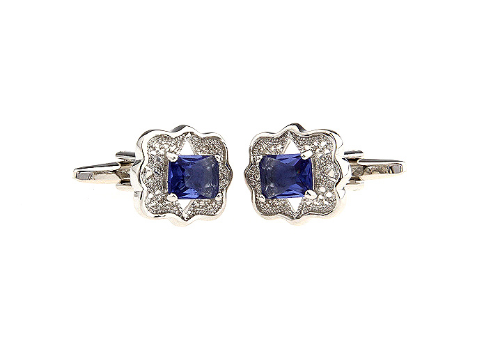  Blue Elegant Cufflinks Crystal Cufflinks Wholesale & Customized  CL641226