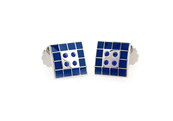  Blue Elegant Cufflinks Crystal Cufflinks Wholesale & Customized  CL651976