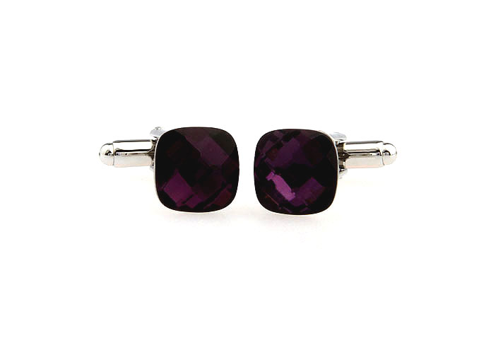  Purple Romantic Cufflinks Crystal Cufflinks Wholesale & Customized  CL651998
