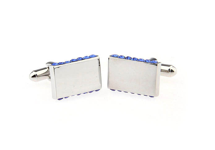  Blue Elegant Cufflinks Crystal Cufflinks Wholesale & Customized  CL652171