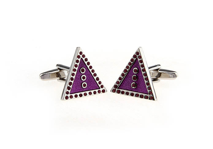  Purple Romantic Cufflinks Crystal Cufflinks Wholesale & Customized  CL652214