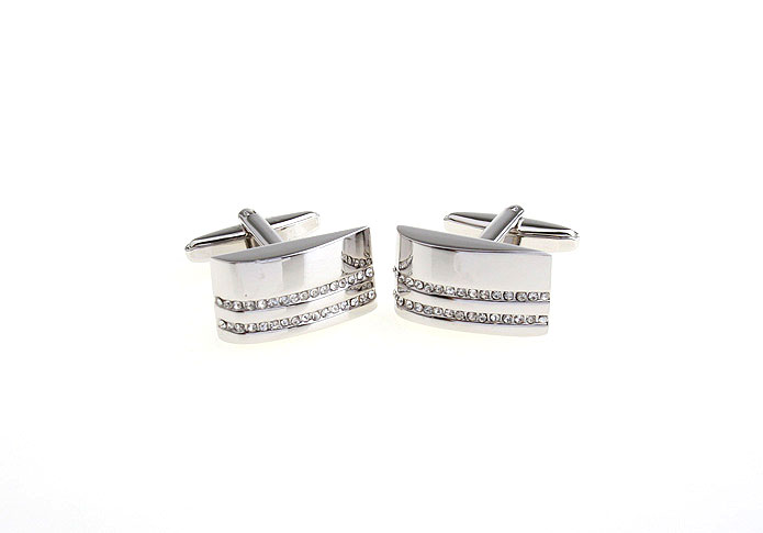  White Purity Cufflinks Crystal Cufflinks Wholesale & Customized  CL652306