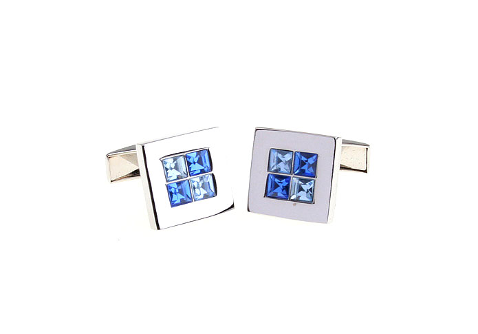  Blue Elegant Cufflinks Crystal Cufflinks Wholesale & Customized  CL652342