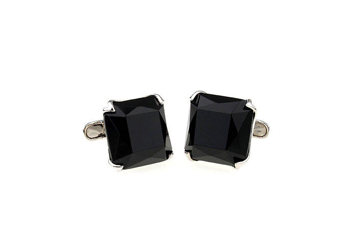  Black Classic Cufflinks Crystal Cufflinks Wholesale & Customized  CL652451