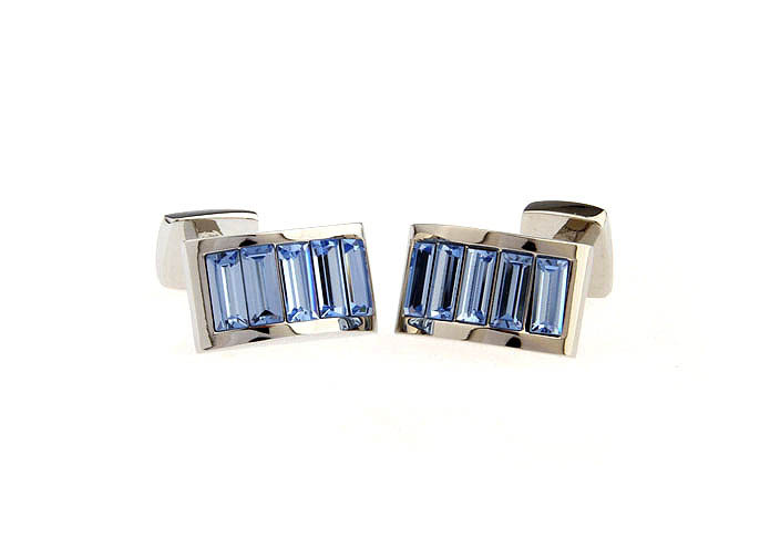  Blue Elegant Cufflinks Crystal Cufflinks Wholesale & Customized  CL652500