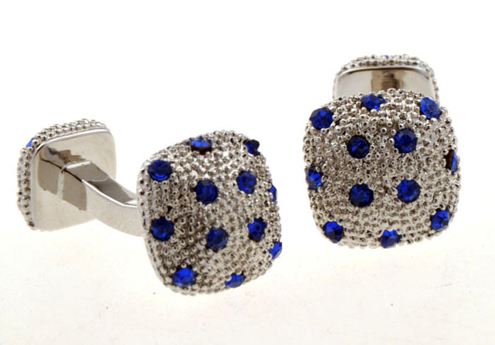  Blue Elegant Cufflinks Crystal Cufflinks Wholesale & Customized  CL653501
