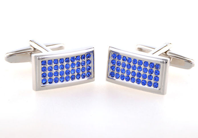  Blue Elegant Cufflinks Crystal Cufflinks Wholesale & Customized  CL654127