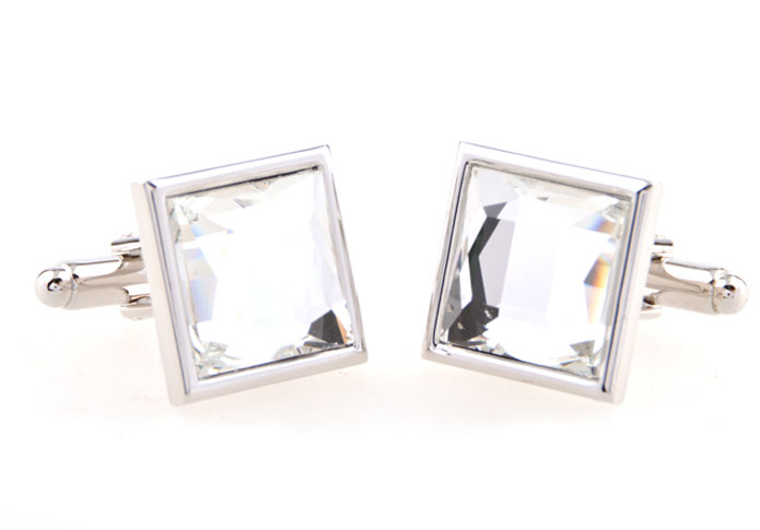  White Purity Cufflinks Crystal Cufflinks Wholesale & Customized  CL654133