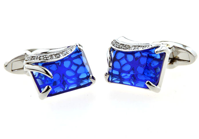  Blue Elegant Cufflinks Crystal Cufflinks Wholesale & Customized  CL654149