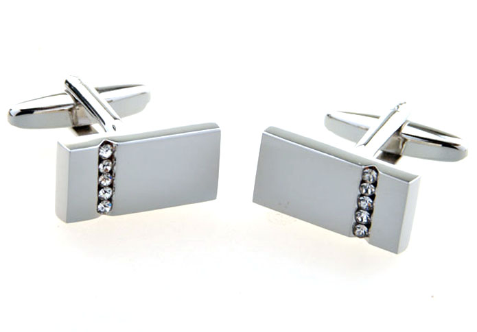  White Purity Cufflinks Crystal Cufflinks Wholesale & Customized  CL654157