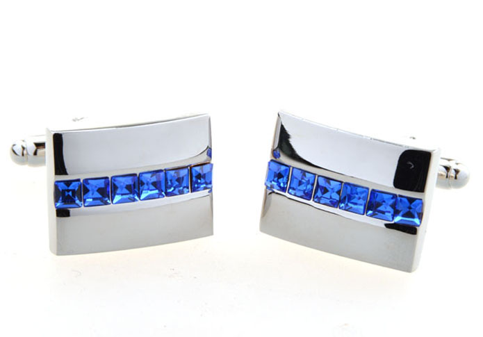  Blue Elegant Cufflinks Crystal Cufflinks Wholesale & Customized  CL654159