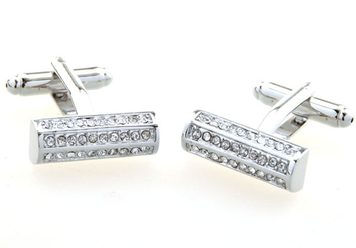  White Purity Cufflinks Crystal Cufflinks Wholesale & Customized  CL654160