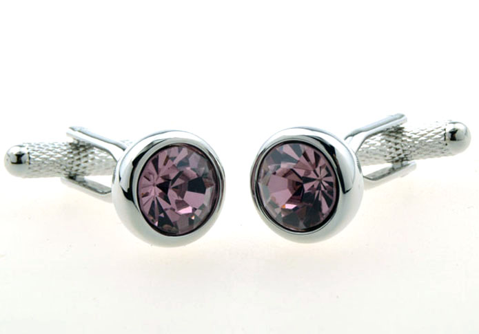  Pink Charm Cufflinks Crystal Cufflinks Wholesale & Customized  CL654765