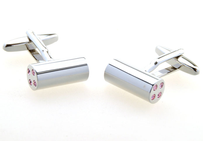 Pink Charm Cufflinks Crystal Cufflinks Wholesale & Customized CL654772