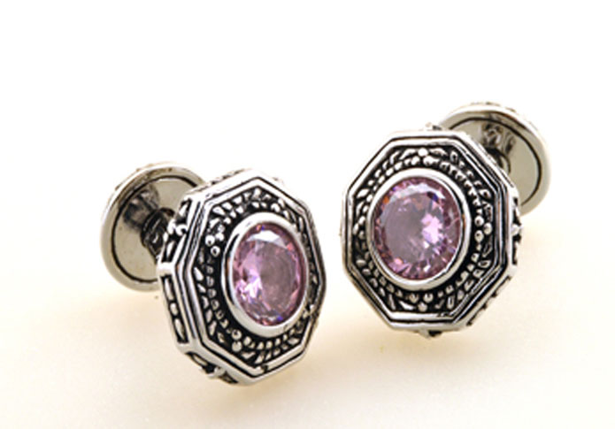 Purple Romantic Cufflinks Crystal Cufflinks Wholesale & Customized CL655272