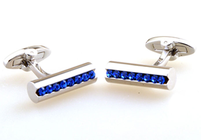 Blue Elegant Cufflinks Crystal Cufflinks Wholesale & Customized CL655274