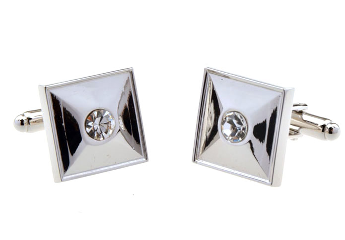 White Purity Cufflinks Crystal Cufflinks Wholesale & Customized CL655541